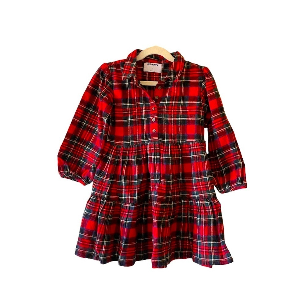 Old Navy plaid flannel dress